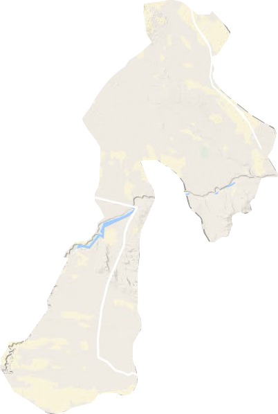 無定河鎮(zhèn)地形圖