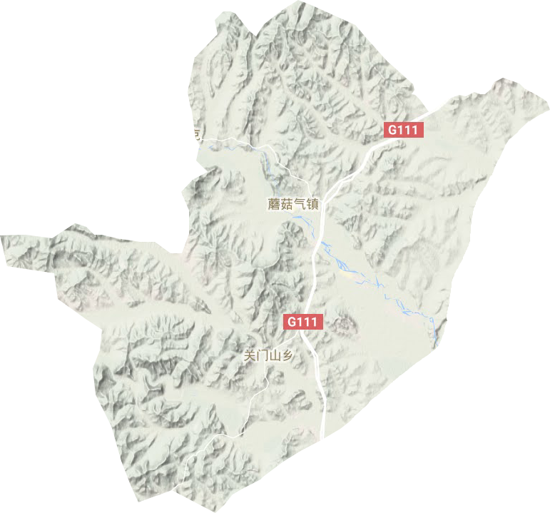磨菇氣鎮地形圖