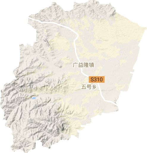 廣益隆鎮地形圖