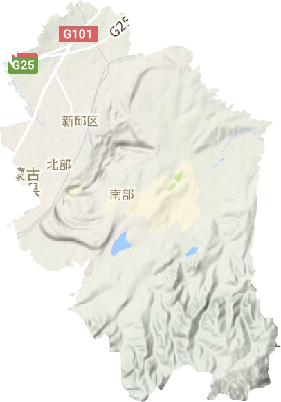 新邱區地形圖