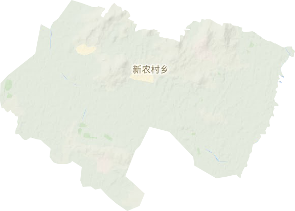 新農(nóng)鄉(xiāng)地形圖