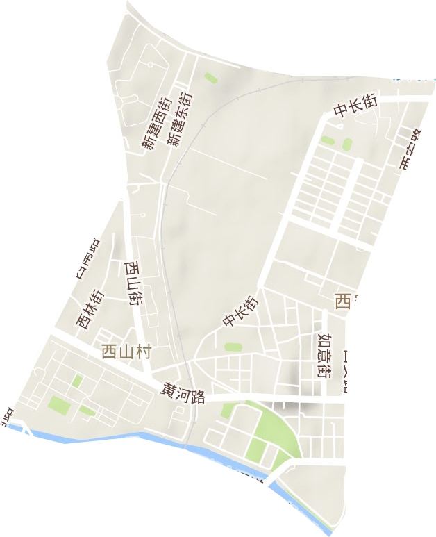 興工街道地形圖