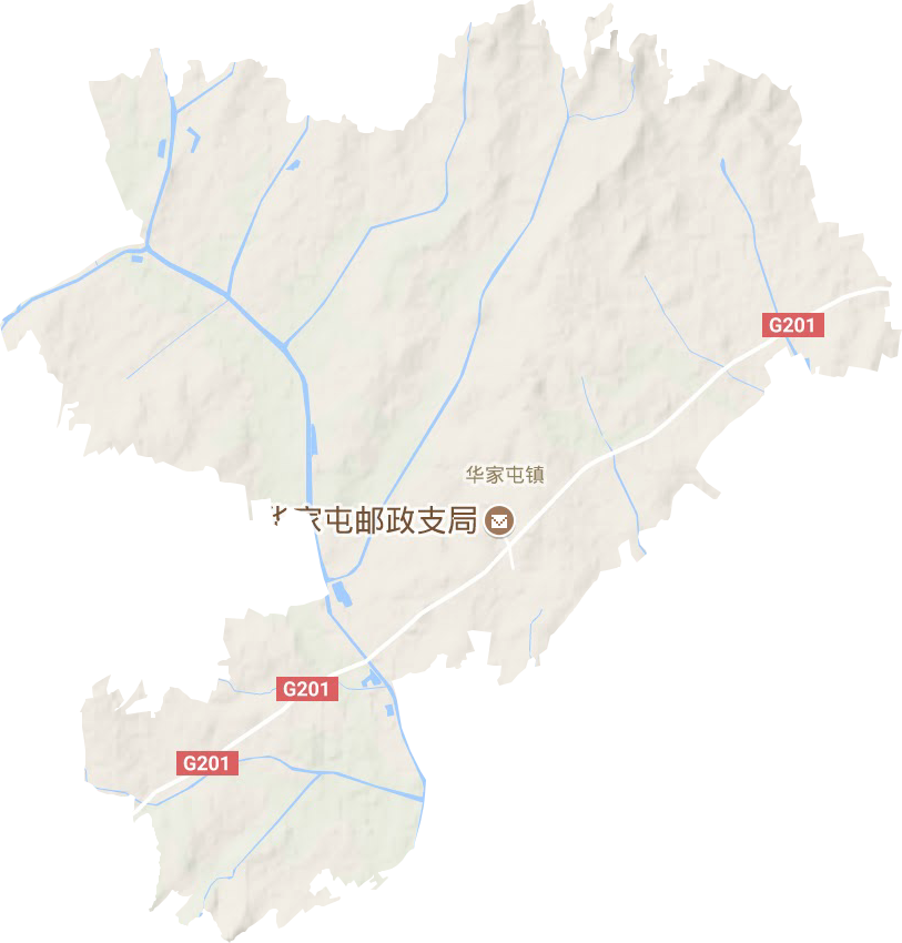 華家街道地形圖