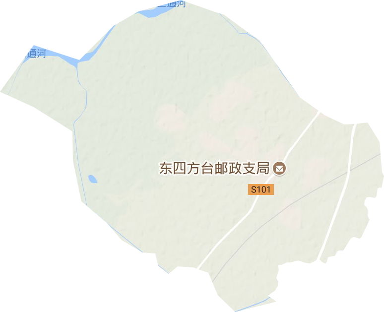 溫泉街道地形圖