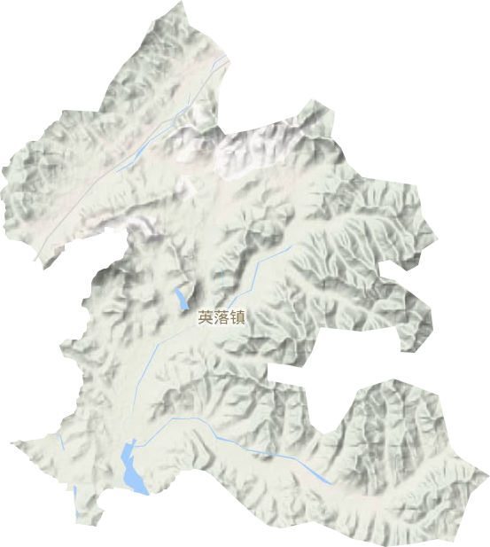 英落鎮地形圖