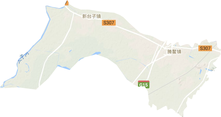 騰鰲鎮地形圖