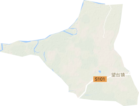 望臺鎮地形圖