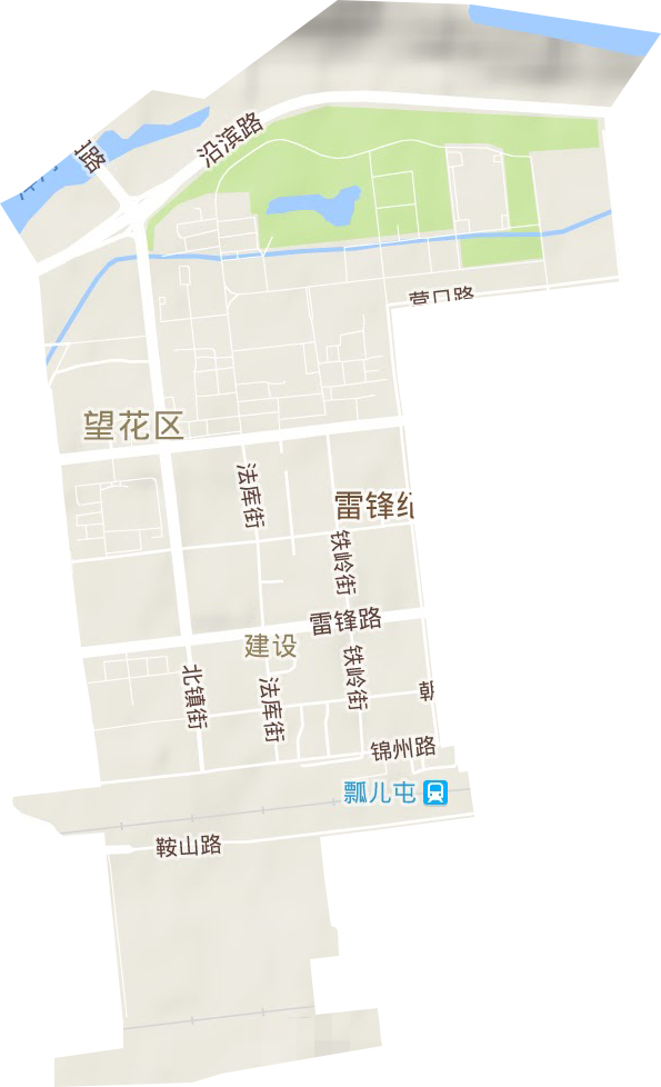 建設街道地形圖