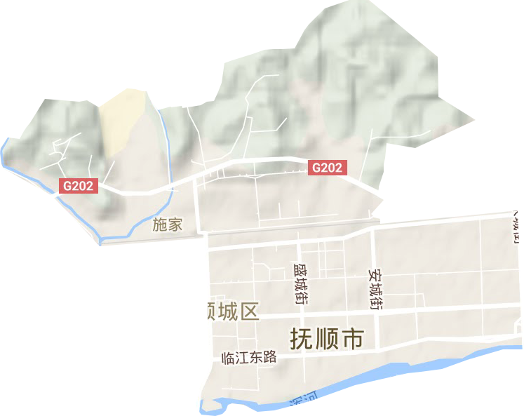 長(zhǎng)春街道地形圖