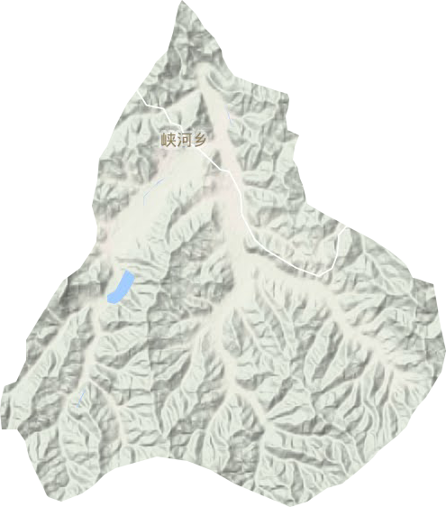 峽河鄉(xiāng)地形圖