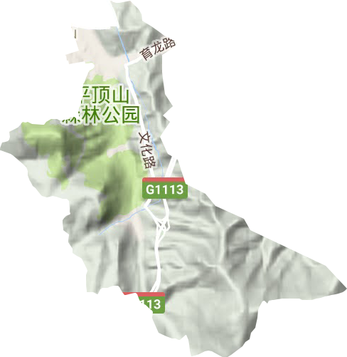 東興街道地形圖