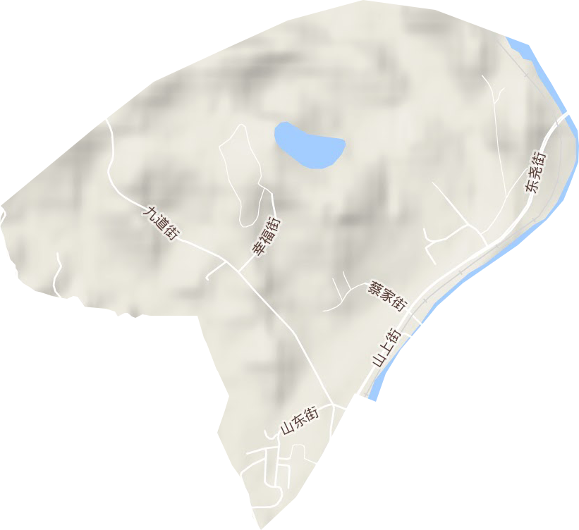 九道街道地形圖